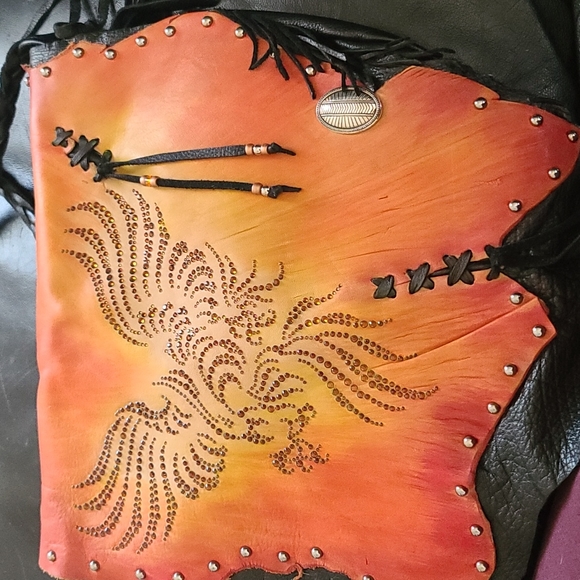 Stunning leather handmade fringe handbag 😍 - Picture 8 of 8